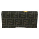 FENDI xFRGMTxPOKÉMON Zucca Canvas Chain Wallet Dragon Bag Black Auth 167109SM-2