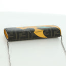 FENDI xFRGMTxPOKÉMON Zucca Canvas Chain Wallet Dragon Bag Black Auth 167109SM-6