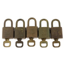 LOUIS VUITTON Padlock 5 Set Padlock metal Gold LV Auth 167111-2