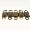 LOUIS VUITTON Padlock 5 Set Padlock metal Gold LV Auth 167111-5