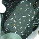 LOEWE Compact Hammock Hand Bag Leather 2way Green Gold Auth 167114SM-10