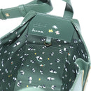 LOEWE Compact Hammock Hand Bag Leather 2way Green Gold Auth 167114SM-26