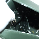 LOEWE Compact Hammock Hand Bag Leather 2way Green Gold Auth 167114SM-27