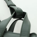 LOEWE Compact Hammock Hand Bag Leather 2way Green Gold Auth 167114SM-14