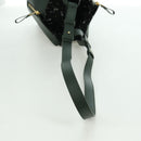 LOEWE Compact Hammock Hand Bag Leather 2way Green Gold Auth 167114SM-8
