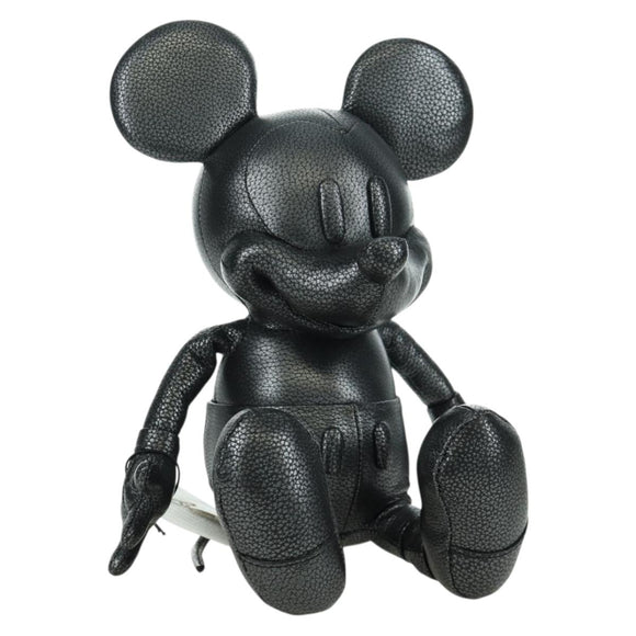 Coach Disney Mickey Stuffed Leather Black Auth 167116M