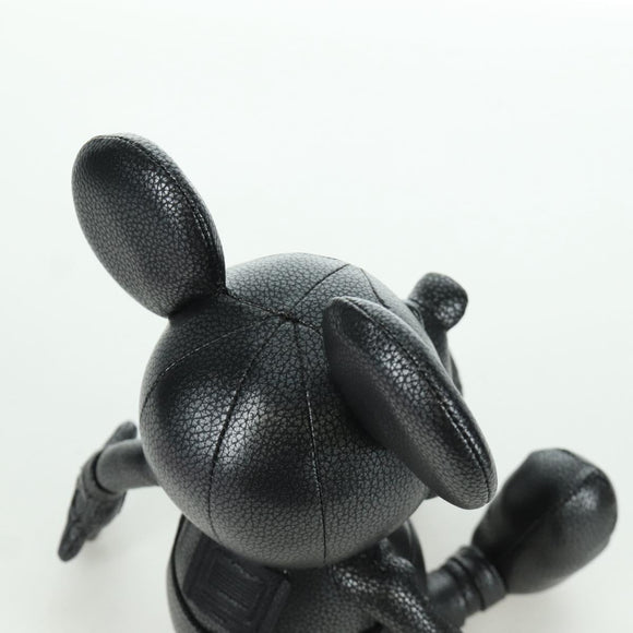 Coach Disney Mickey Stuffed Leather Black Auth 167116M