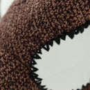 LOEWE Otter Bag Shoulder Bag Leather Brown Silver Auth 167121SM-14