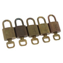 LOUIS VUITTON Padlock 5 Set Padlock metal Gold LV Auth 167122-1