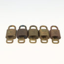 LOUIS VUITTON Padlock 5 Set Padlock metal Gold LV Auth 167122-5