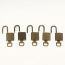 LOUIS VUITTON Padlock 5 Set Padlock metal Gold LV Auth 167122-6