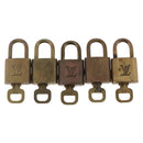 LOUIS VUITTON Padlock 5 Set Padlock metal Gold LV Auth 167123-2