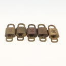 LOUIS VUITTON Padlock 5 Set Padlock metal Gold LV Auth 167123-5