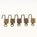 LOUIS VUITTON Padlock 5 Set Padlock metal Gold LV Auth 167123-6
