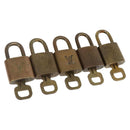 LOUIS VUITTON Padlock 5 Set Padlock metal Gold LV Auth 167124-1