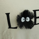 LOEWE × Studio Ghibli Makurokurosuke T Shirt Cotton Beige Auth 167128M-6