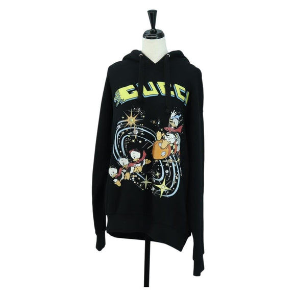 GUCCI GUCCI x Disney Parker Donald Jacket Cotton Black Auth 167129M