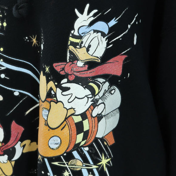 GUCCI GUCCI x Disney Parker Donald Jacket Cotton Black Auth 167129M