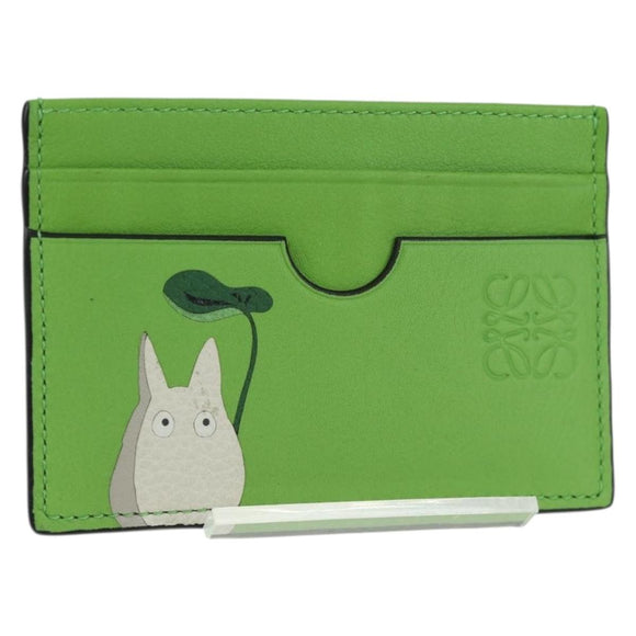 LOEWE × Ghibli Little Totoro My Neighbor Totoro Card Case Leather Auth 167134SM