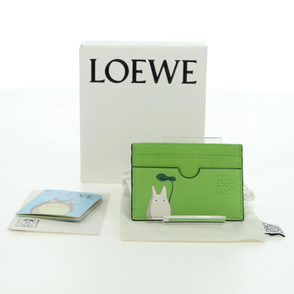 LOEWE × Ghibli Little Totoro My Neighbor Totoro Card Case Leather Auth 167134SM