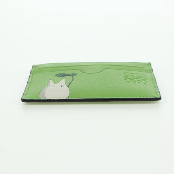 LOEWE × Ghibli Little Totoro My Neighbor Totoro Card Case Leather Auth 167134SM