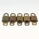 LOUIS VUITTON Padlock 10 Set Padlock metal Gold LV Auth 167136-5