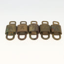 LOUIS VUITTON Padlock 10 Set Padlock metal Gold LV Auth 167136-6