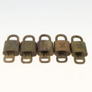 LOUIS VUITTON Padlock 10 Set Padlock metal Gold LV Auth 167136-7