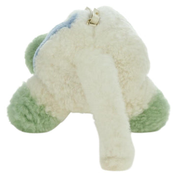 LOEWE × Studio Ghibli Howl's Moving Castle Shoulder Bag White Gold Auth 167137SM - 0