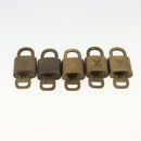 LOUIS VUITTON Padlock 5 Set Padlock metal Gold LV Auth 167138-5