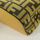 FENDI x FRGMT x POKÉMON Zucca Canvas Shoulder Bag 2way Yellow Auth 167139SM-19