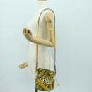 FENDI x FRGMT x POKÉMON Zucca Canvas Shoulder Bag 2way Yellow Auth 167139SM-26