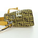 FENDI x FRGMT x POKÉMON Zucca Canvas Shoulder Bag 2way Yellow Auth 167139SM-3