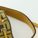 FENDI x FRGMT x POKÉMON Zucca Canvas Shoulder Bag 2way Yellow Auth 167139SM-14
