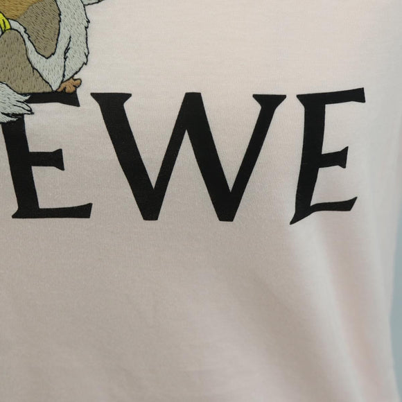 LOEWE × Studio Ghibli Howl's Moving Castle Hin T Shirt Cotton Pink Auth 167142M