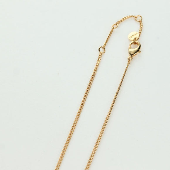 FENDI FENDI x FRGMT x POKÉMON Pok Ball Necklace metal Gold Tone Auth 167144SM
