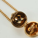 FENDI FENDI x FRGMT x POKÉMON Pok Ball Necklace metal Gold Tone Auth 167144SM-9