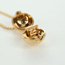 FENDI FENDI x FRGMT x POKÉMON Pok Ball Necklace metal Gold Tone Auth 167144SM-11