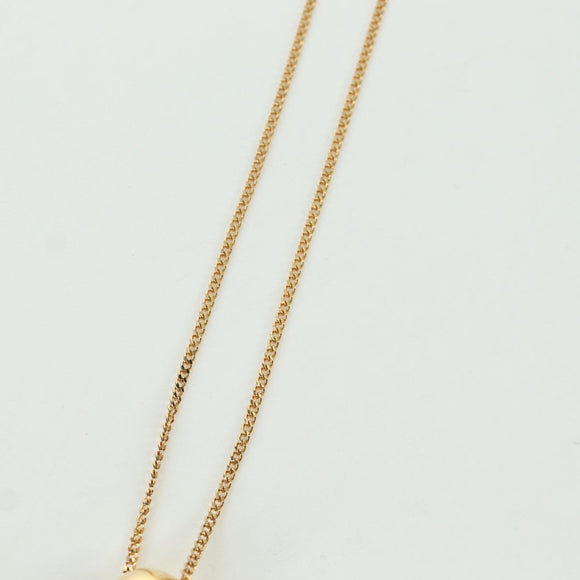 FENDI FENDI x FRGMT x POKÉMON Pok Ball Necklace metal Gold Tone Auth 167144SM