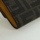 FENDI x FRGMT x POKÉMON Zucca Canvas Chain Wallet Dragon Bag Black Auth 167149SM-16