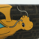 FENDI x FRGMT x POKÉMON Zucca Canvas Chain Wallet Dragon Bag Black Auth 167149SM-18