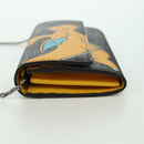FENDI x FRGMT x POKÉMON Zucca Canvas Chain Wallet Dragon Bag Black Auth 167149SM-3