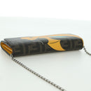 FENDI x FRGMT x POKÉMON Zucca Canvas Chain Wallet Dragon Bag Black Auth 167149SM-6
