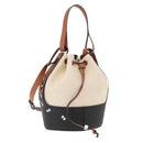 LOEWE × Ghibli My Neighbor Totoro Pitch Black Bucket Bag Canvas Auth 167150SM-1
