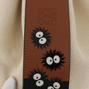 LOEWE × Ghibli My Neighbor Totoro Pitch Black Bucket Bag Canvas Auth 167150SM-21