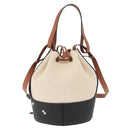 LOEWE × Ghibli My Neighbor Totoro Pitch Black Bucket Bag Canvas Auth 167150SM-13