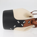 LOEWE × Ghibli My Neighbor Totoro Pitch Black Bucket Bag Canvas Auth 167150SM-3