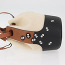 LOEWE × Ghibli My Neighbor Totoro Pitch Black Bucket Bag Canvas Auth 167150SM-4