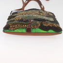 LOEWE × Studio Ghibli My Neighbor Totoro Bag 2way Brown Silver Auth 167153SM-5