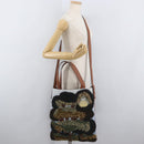 LOEWE × Studio Ghibli My Neighbor Totoro Bag 2way Brown Silver Auth 167153SM-25
